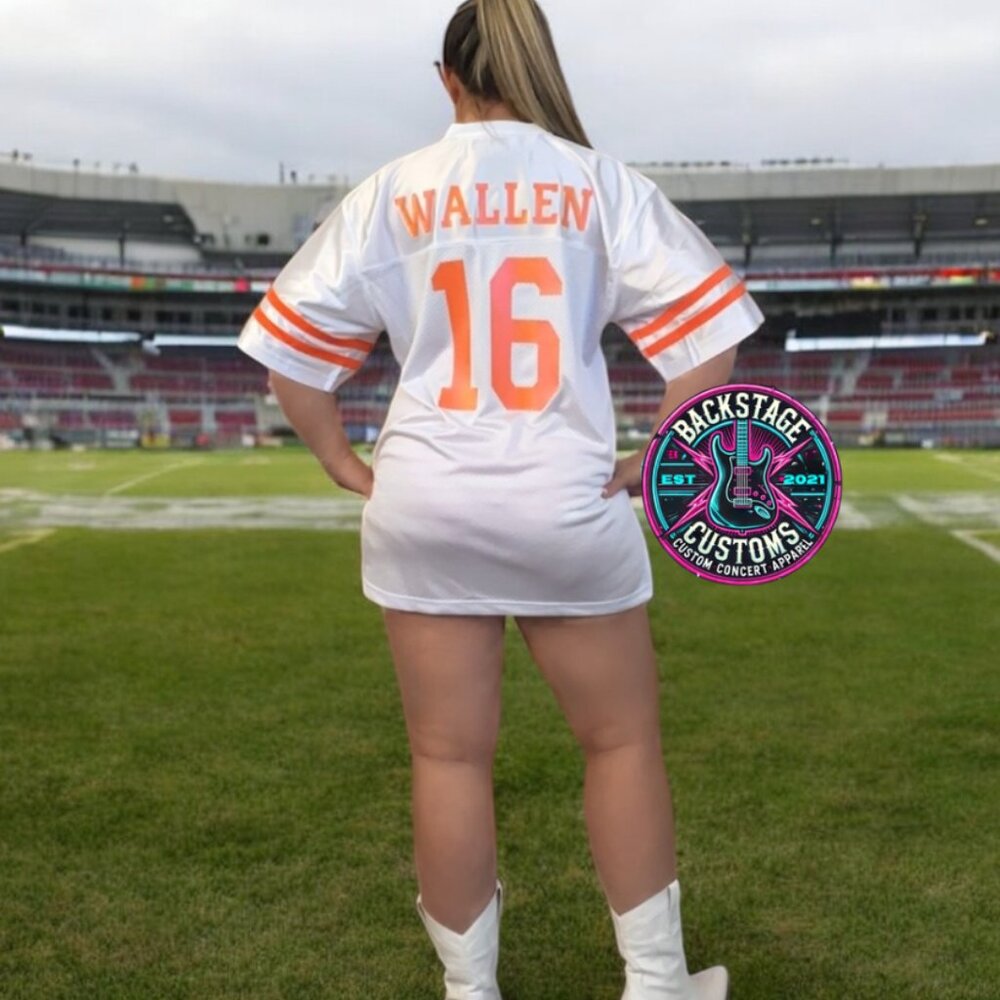 🧡 Orange Vols Wallen Football Jersey - Picture 4 of 6